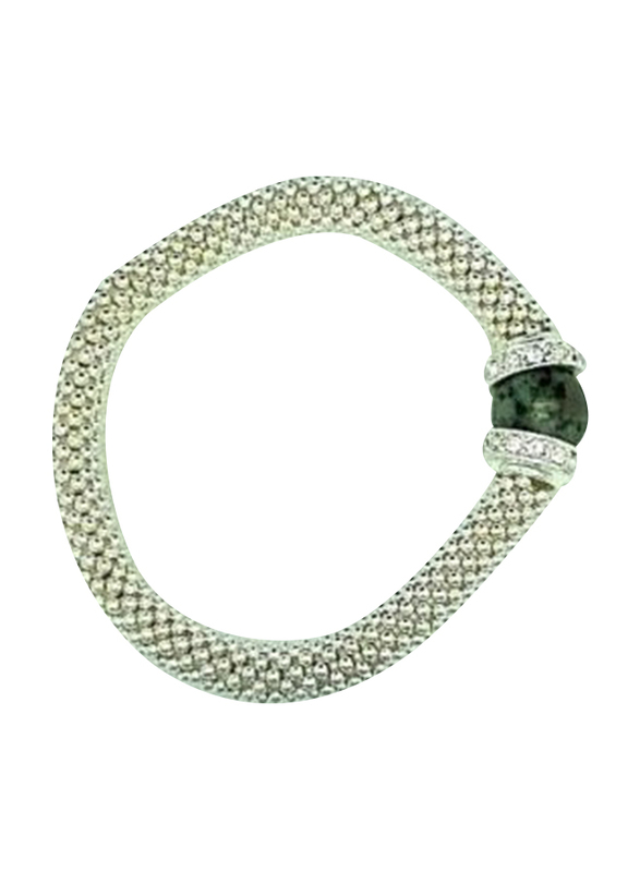 

Avon Jasalin Stretch Bracelet for Women, with Amethyst Beads, White