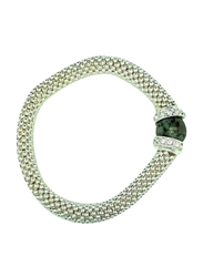 Avon Jasalin Stretch Bracelet for Women, with Amethyst Beads, White