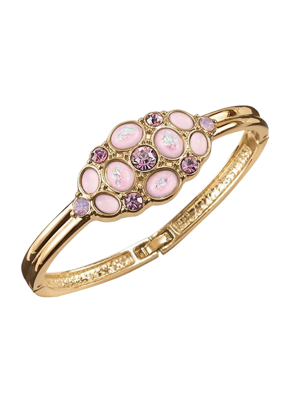 Avon Lavender Petal Bangle Bracelet for Women, with Diamond, Gold