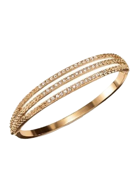 Avon Dancing Shimmer Bangle Bracelet for Women, with Diamonds, Gold