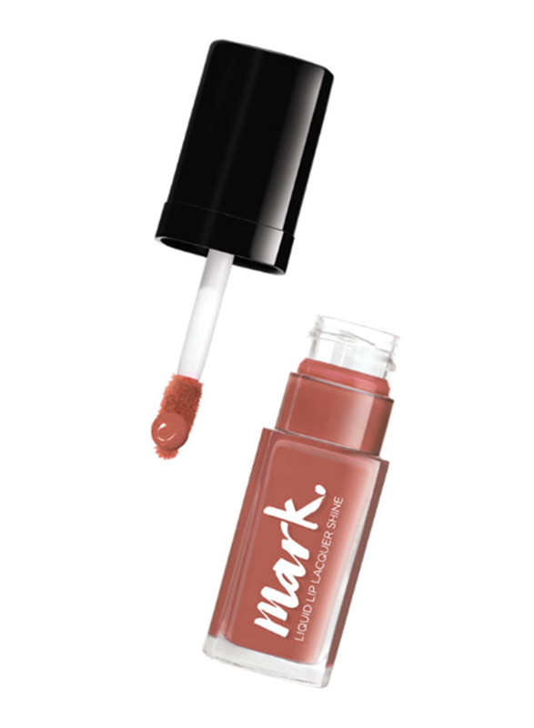 Avon Mark. Liquid Lip Shine, Nudeitude, Brown