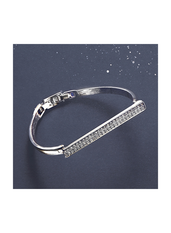 Avon Felicity Designer Bracelet for Women, with Acrylic Stone, Silver