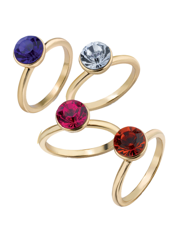 

Avon Maxine Fashion Ring for Women, Red/Pink/Blue, Size 6