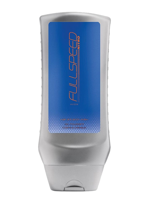 Avon Full Speed Nitro Hair and Body Wash for Men, 200ml