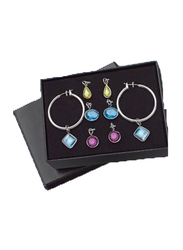 Avon Lauryn Earrings Gift Set for Women, Blue/Pink/Green