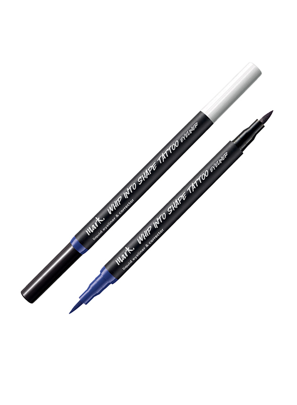 Avon Mark. Dual-Ended Tattoo Eyeliner, Get Inked 1302549, Blue/Black