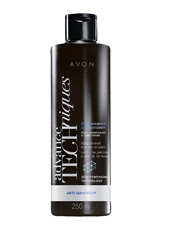 Avon Advance Techniques Anti-Dandruff 2-in-1 Shampoo & Conditioner for All Hair Type, 250 ml