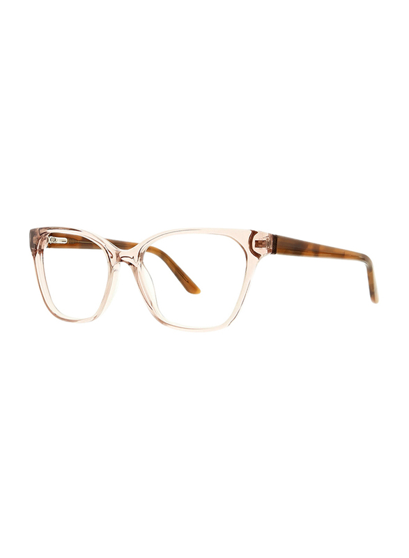 Badgley Mischka Lacina Full Rim Tea Cup Toffee Frame for Women, 54/16/137