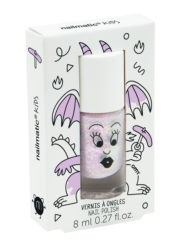Nailmatic Kids Water Based Nail Polish, 8ml, Elliot Pearly Pink Shimmer