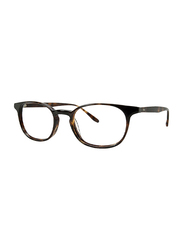 Badgley Mischka Nash Full Rim Oval Black Tortoise Frame for Men, 49/20/145