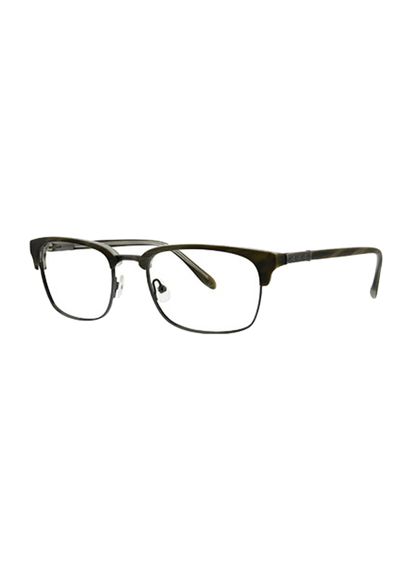Badgley Mischka Jensen Full Rim Rectangle Olive Frame for Men, 55/20/145