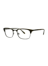 Badgley Mischka Jensen Full Rim Rectangle Olive Frame for Men, 55/20/145