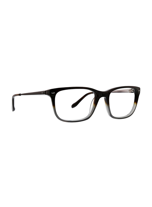 Badgley Mischka Frazer Full Rim Rectangle Tort Grey Frame for Men, 54/18/145