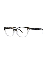 XOXO Silves Full Rim Butterfly Black Crystal Frame for Women, 54/16/140