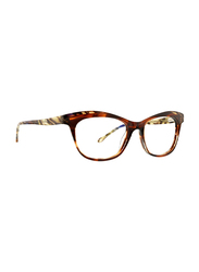 XOXO Cali Full Rim Wayfarer Brown Frame for Women, 52/17/140