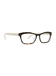 XOXO Amarante Full Rim Rectangle Tortoise Brown Frame for Women, 53/14/140