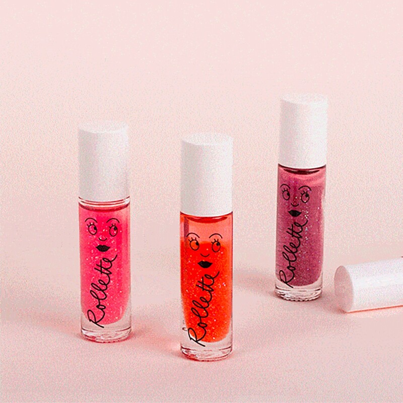 Nailmatic Kids Lip Gloss, 6.5 ml, Raspberry Rollette, Pink