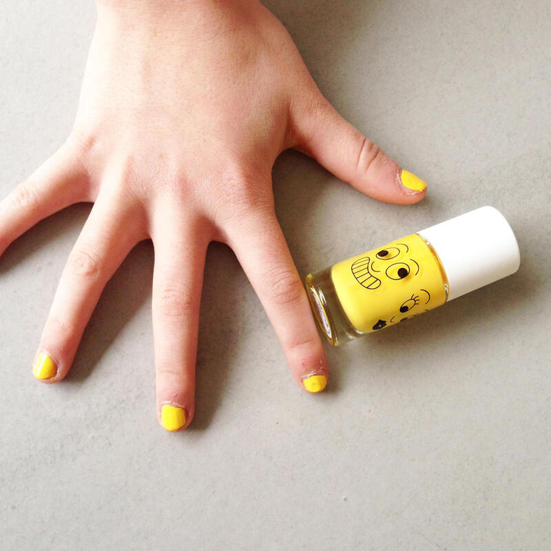 Nailmatic Kids Water Based Matte Nail Polish, 8ml, Lulu Pearly Yellow
