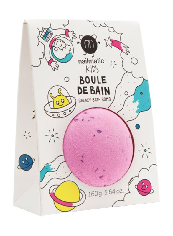 Nailmatic Kids 160g Cosmic Bath Ball, Pink