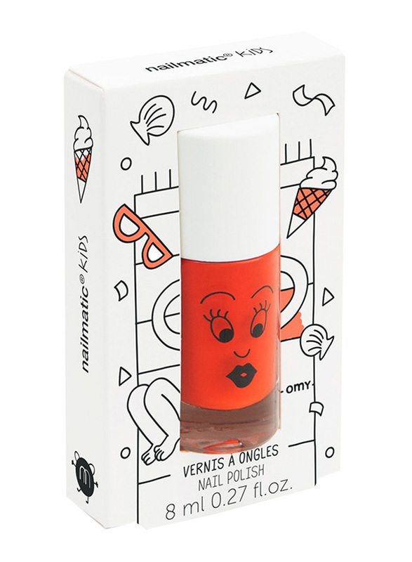 Nailmatic Kids Water Based Matte Nail Polish, 8ml, Dori Orange