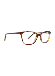 XOXO Clemente Full Rim Wayfarer Sangria Brown Frame for Women, 52/16/135