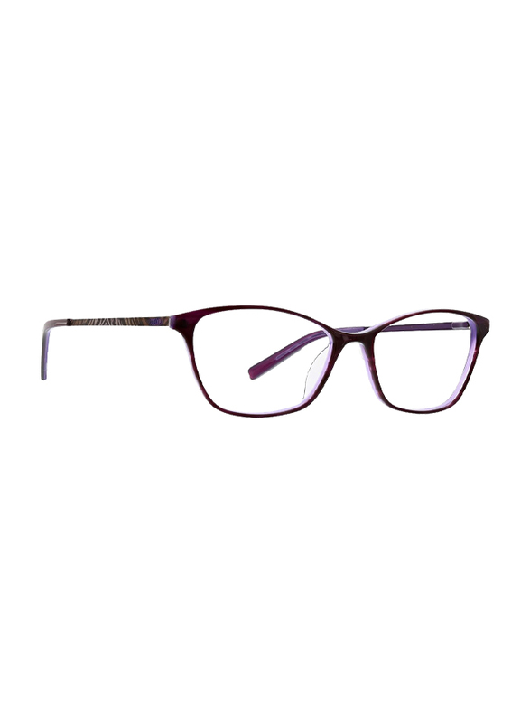 XOXO Bali Full Rim Tea Cup Plum Frame for Women, 53/16/140