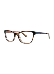 XOXO Verona Full Rim Tea Cup Brown Frame for Women, 53/17/135