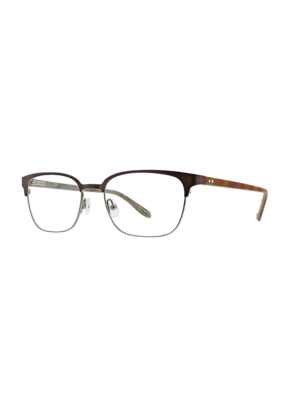 Badgley Mischka Bendix Full Rim Rectangle Brown Frame for Men, 53/18/140