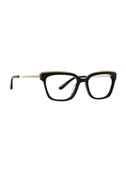 Badgley Mischka Mirelle Full Rim Rectangle Black Frame for Women, 53/17/140