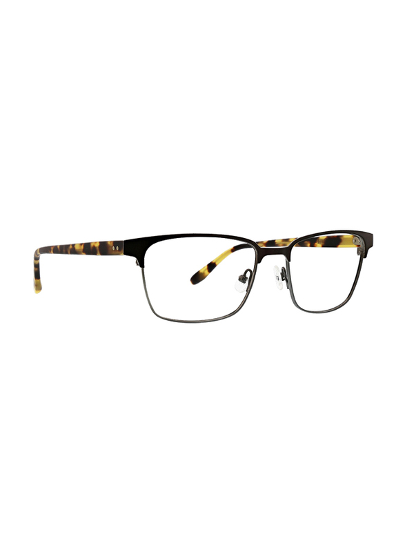 Badgley Mischka Victor Full Rim Rectangle Brown Frame for Men, 55/18/147147