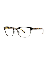 Badgley Mischka Victor Full Rim Rectangle Brown Frame for Men, 55/18/147147