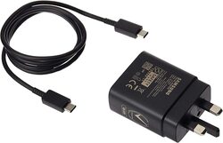 Samsung Travel Adapter, USB Type-C to USB Type-C Cable, Black
