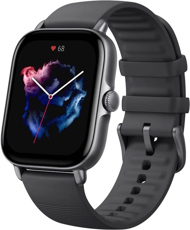 

Amazfit GTS-3 41.4mm Fitness Tracker Watch with GPS, Black