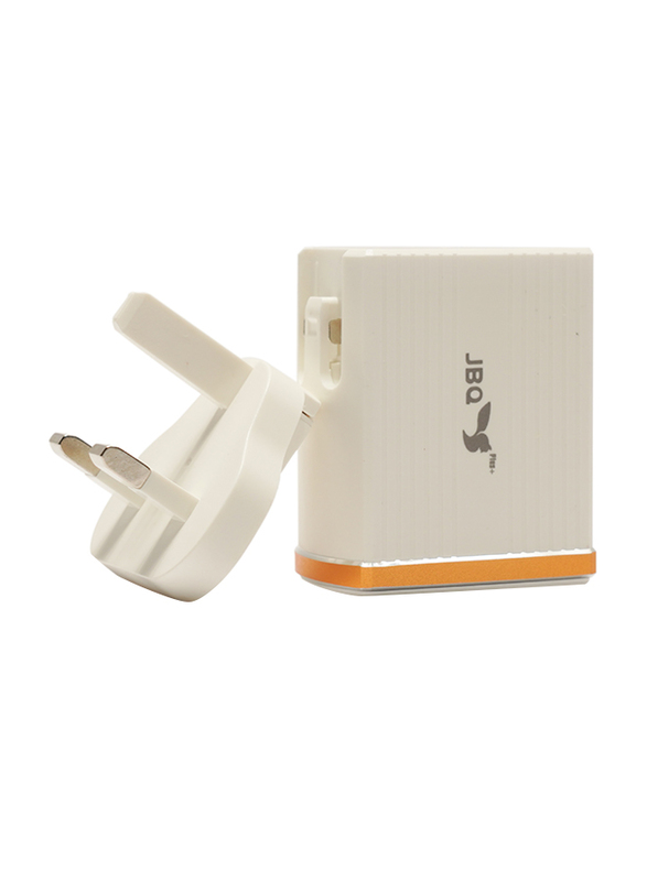 

Jbq 18W 1 Port Super Fast Wall Charger with Micro USB to USB Type A Cable, White