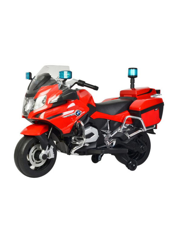 

Toy Land R-1200RT-P Official Licensed Balanced Electric BMW Ride-On Police Bike for Kids, Red, Ages 3+