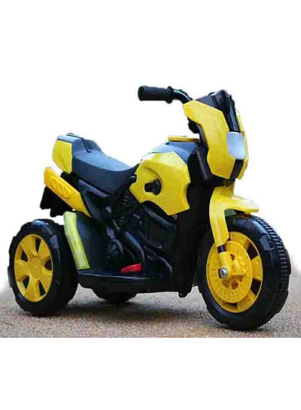

LB Toys 62cm Rechargeable Ride On Motor Bike, Yellow, Ages 3+