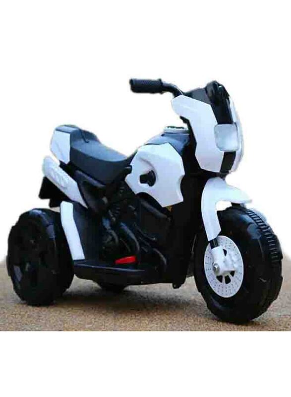 

LB Toys 62cm Rechargeable Ride On Motor Bike, White, Ages 3+