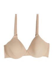 Hanes Comfort Shape Concealing Petal Underwire Bra, Nude, 38B