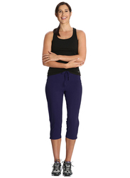 Jockey Ladies 24X7 Capri Pants for Women, Extra Large, Imperial Blue