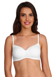 Jockey Essence Soft Cup Padded Bra, White, 36C