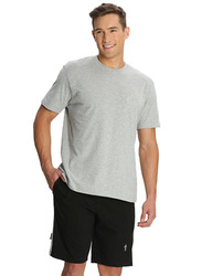 Jockey Men's 24X7 Single Stripe Detail Knit Sport Shorts Small, Black