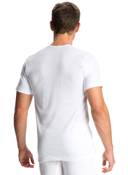 Jockey Elance Short Sleeve Round Neck T-Shirt for Men, 8826-0110, Extra Large, White