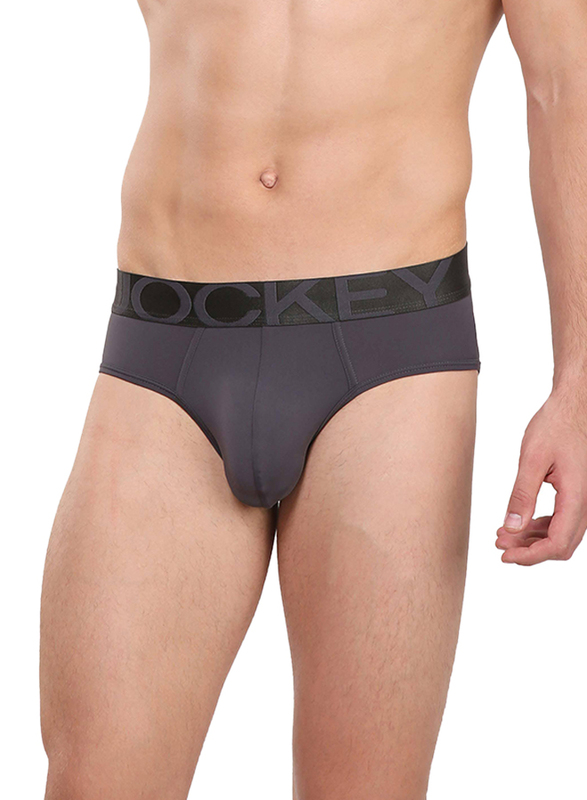 Jockey International Collection Brief Underwear for Men, IC27-0105, Ebony, Extra Large