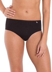 Jockey Simple Comfort Hipster Plain Panties, 3 Pieces, Red/Black, Large