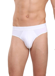 Jockey International Collection Brief Underwear for Men, IC31, White, Small