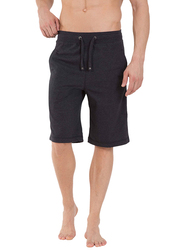 Jockey Men's USA Originals Lounge Shorts Small, Black/Grey Melange