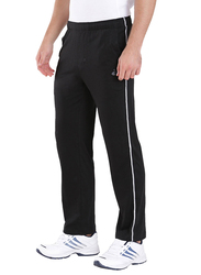 Jockey Men's Sports Active Track Pants Medium, Black/Grey Melange/White