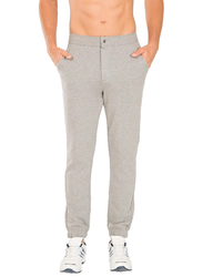 Jockey Sport Performance Slim Fit Track Pants for Men Medium, Grey Melange