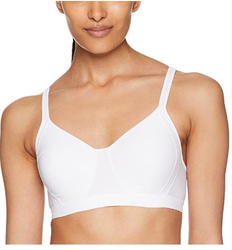 Hanes X-Temp Foam Wire Free Bra, White, Small