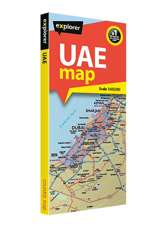 UAE Map, Paperback Folded Map, By: Explorer Publishing